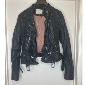 Free People We The Free Vegan Leather Jacket
